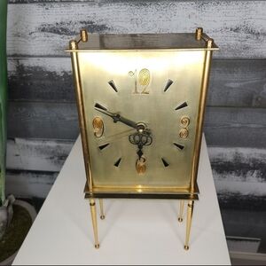 Mid-century modern 1950s telechron electric clock
